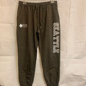 Grey’s Anatomy Charcoal Gray Joggers Sweatpants Grey+Sloan Memorial Hospital (L)